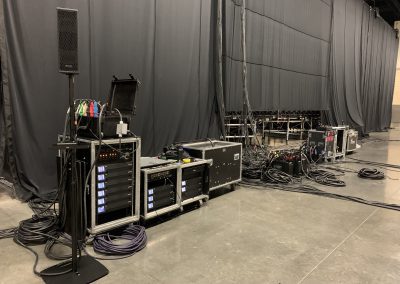 av production equipment backstage